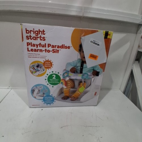 INFANT'S BRIGHT STARTS LEARN-TO-SIT FLOOR SEAT - PLAYFUL PARADISE - (MODEL: 12956) image 4