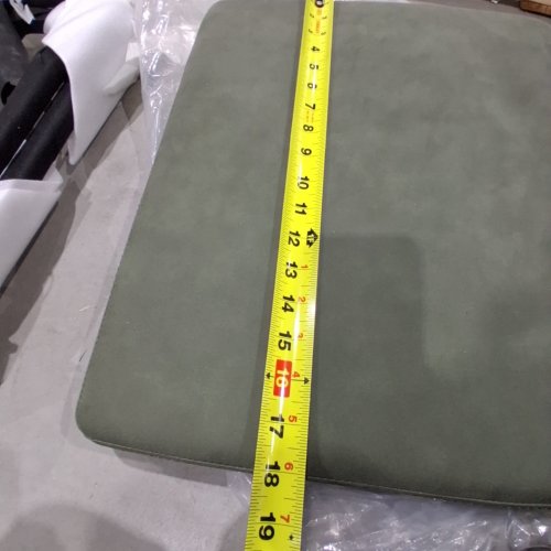 2PK SQUARE COUNTER HEIGHT BAR STOOLS - 24" - DARK GREEN (MODEL: C-27) image 4