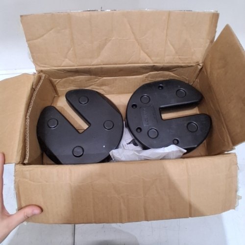 6PK CANOPY WEIGHTS WITH NO-PINCH DESIGN - 10LBS EACH - BLACK (MODEL: U0040) image 2