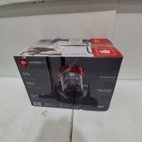 DIRT DEVIL EXPRESS LITE COMPACT BAGLESS CANISTER VACUUM CLEANER - RED/BLACK (MODEL: SD40190) image 5