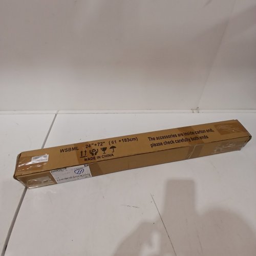 LUCKUP CORDLESS ZEBRA ROLLER SHADES - 24" X 72" - WHITE (MODEL: WSBML) image 4