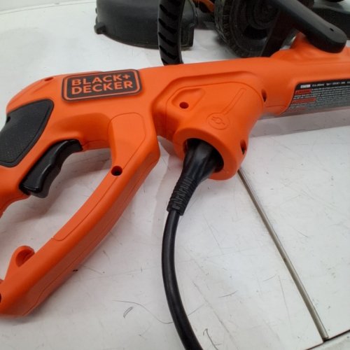 BLACK + DECKER 3-IN-1 COMPACT ELECTRIC TRIMMER MOWER - 12" - ORANGE (MODEL: BESTA512CM) image 2