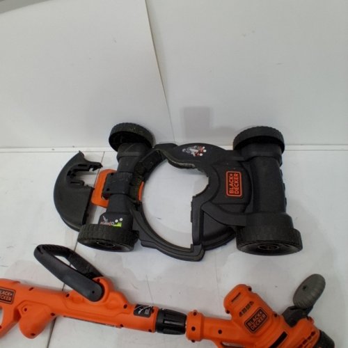 BLACK + DECKER 3-IN-1 COMPACT ELECTRIC TRIMMER MOWER - 12" - ORANGE (MODEL: BESTA512CM) image 5