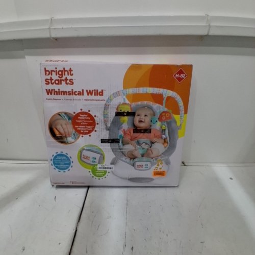 BRIGHT STARTS WHIMSICAL WILD CRADLING BOUNCER SEAT image 3