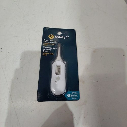 SAFETY 1ST 3-IN-1 NURSERY THERMOMETER - WHITE (MODEL: TH075) image 2