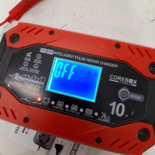 YONHAN BATTERY CHARGER AND MAINTAINER - 12V 10A / 24V 5A - RED/BLACK (MODEL: H-10CD) image 3