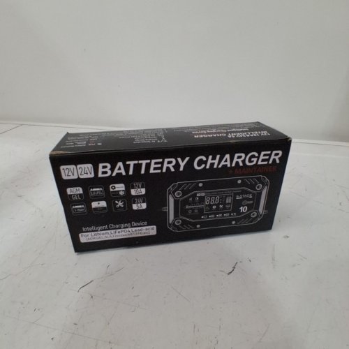 YONHAN BATTERY CHARGER AND MAINTAINER - 12V 10A / 24V 5A - RED/BLACK (MODEL: H-10CD) image 4