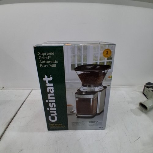 CUISINART AUTOMATIC 18-POSITION BURR COFFEE GRINDER - 18 CUP CAPACITY - STAINLESS STEEL (MODEL: DBM-8C) image 5