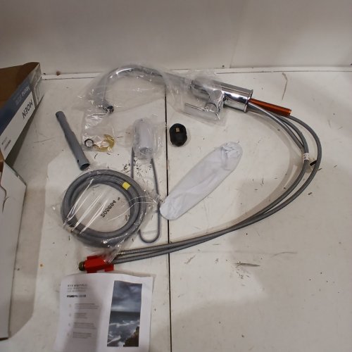 MOEN MEENA STAINLESS STEEL 1 HANDLE PULL DOWN KITCHEN FAUCET - CHROME FINISH - (MODEL: 87270) image 2