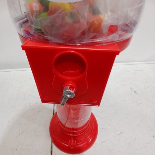 PLAYO SPIRAL GUMBALL MACHINE WITH 113 GUMBALLS - 18" - RED/BLUE image 4