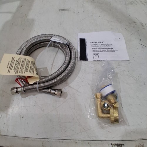 SMART CHOICE DISHWASHER WATERLINE INSTALLATION KIT - 6FT - SILVER (MODEL: 9999993) image 2