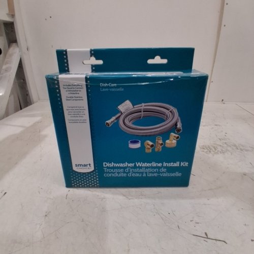 SMART CHOICE DISHWASHER WATERLINE INSTALLATION KIT - 6FT - SILVER (MODEL: 9999993) image 3