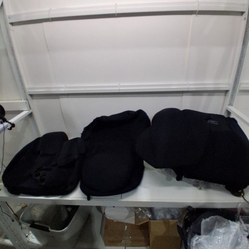 7PC ROUGH COUNTRY AUTOMOTIVE SEAT COVER SET - FITS VARIOUS VEHICLES BLACK image 3