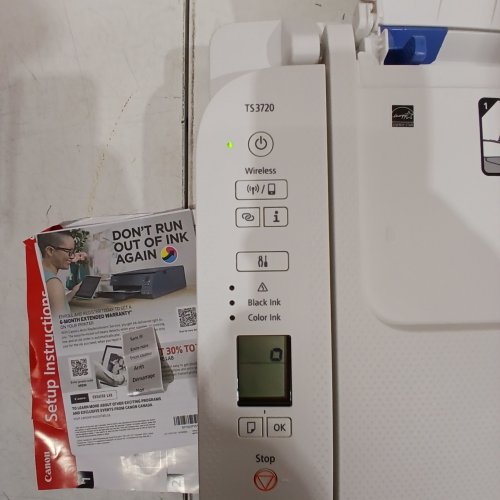 CANON PIXMA WIRELESS ALL-IN-ONE COLOUR PRINTER - WHITE (MODEL: TS3720) image 2