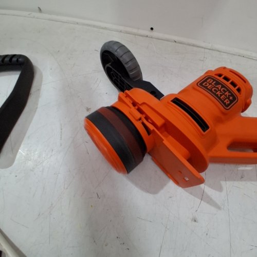 BLACK AND DECKER STRING TRIMMER AND EDGER WITH AUTO FEED 14" - BLACK/ORANGE (MODEL: BESTA510-CA) image 2