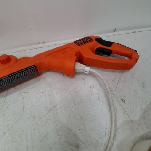 BLACK AND DECKER STRING TRIMMER AND EDGER WITH AUTO FEED 14" - BLACK/ORANGE (MODEL: BESTA510-CA) image 3