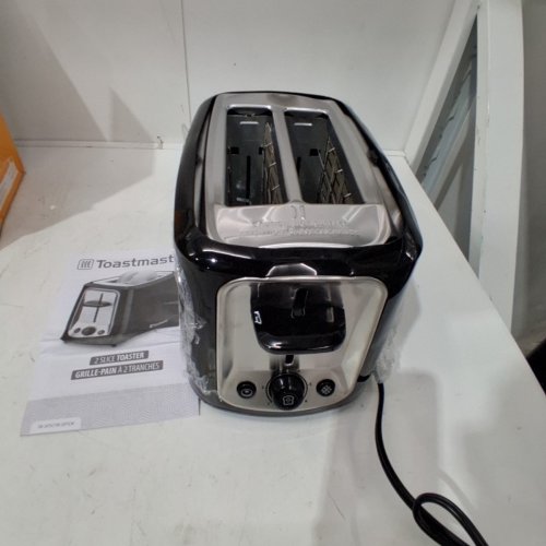 TOASTMASTER 2 SLICE BREAD TOASTER - BLACK - (MODEL:TM-26TSC) image 3
