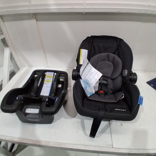 GRACO SNUGRIDE 35 LITE LX INFANT CAR SEAT - 35LB MAX- BLACK/GREY (MODEL: 2143034) image 4