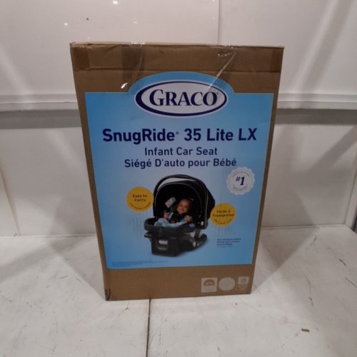 GRACO SNUGRIDE 35 LITE LX INFANT CAR SEAT - 35LB MAX- BLACK/GREY (MODEL: 2143034) image 5