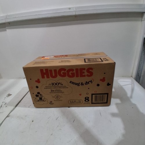 96PK HUGGIES SNUG AND DRY WITH BLOWOUT AND LEAKPROOF PROTECTION - SIZE 8 image 2
