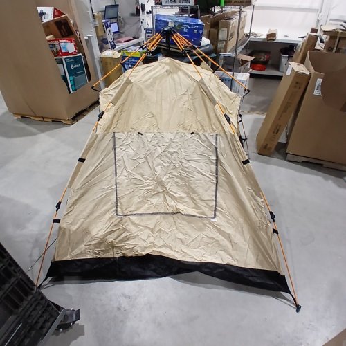 INTEXCA LIGHTWEIGHT POP-UP CAMPING TENT WITH CARRY BAG - 1-2 PERSON - BEIGE image 4