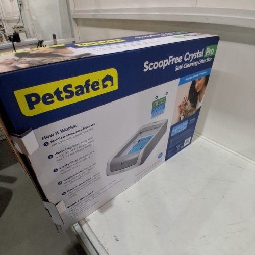 PETSAFE SCOOPFREE SELF-CLEANING LITTER BOX - GREY/LIGHT GREY - (MODEL: PAL00-16805) image 2