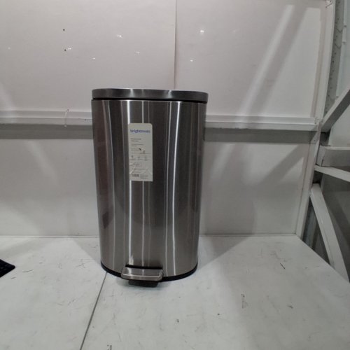 BRIGHTROOM D-SHAPE STAINLESS STEEL TRASH CAN - 45L/13GAL (MODEL: 002-01-5190) image 2