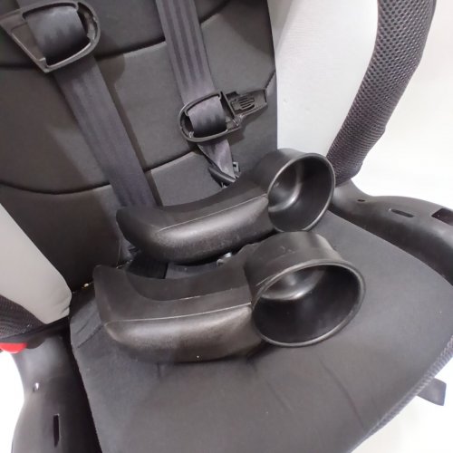 EVENFLO CHASE PLUS 2-IN-1 BOOSTER CAR SEAT FOR KIDS, 5-POINT HARNESS CONVERTS TO HIGH BACK BOOSTER - HURON/BLACK/GREY (MODEL: 30712344C) image 5