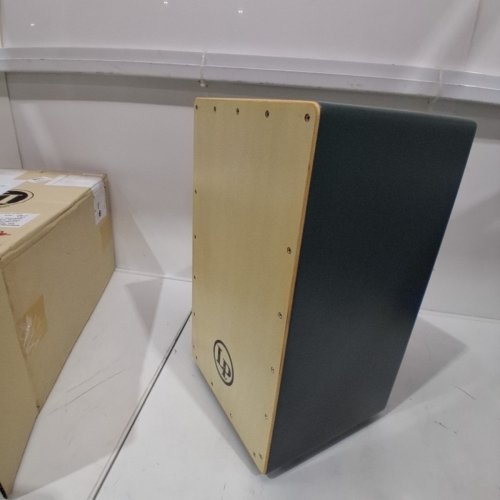 LP LATIN PERCUSSION BOX WIRE CAJON DRUM/PACE SNARE - DARK GRAY/NATURAL BROWN - (MODEL: LP1428NYG) image 2