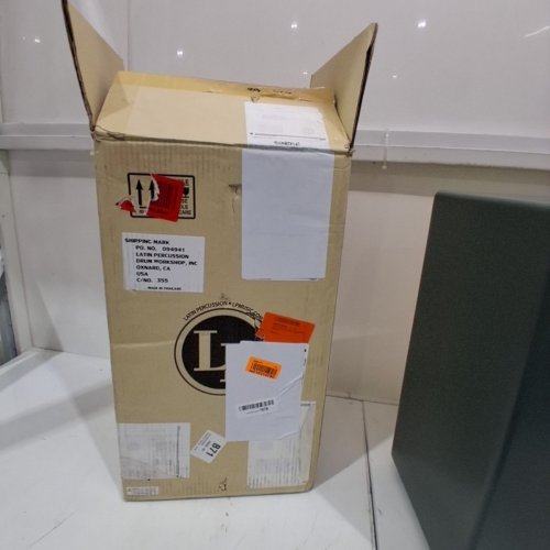 LP LATIN PERCUSSION BOX WIRE CAJON DRUM/PACE SNARE - DARK GRAY/NATURAL BROWN - (MODEL: LP1428NYG) image 4