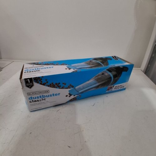 BLACK+DECKER DUSTBUSTER CLASSIC CORDLESS HAND VACUUM - BLACK / BLUE (MODEL: HNVC220BCZ00W) image 4