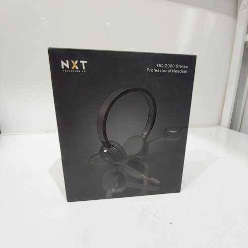 NXT TECHNOLOGIES UC-2000 NOISE CANCELING STEREO OVER-THE-HEAD HEADSET - BLACK (MODEL: HSC016) image 2
