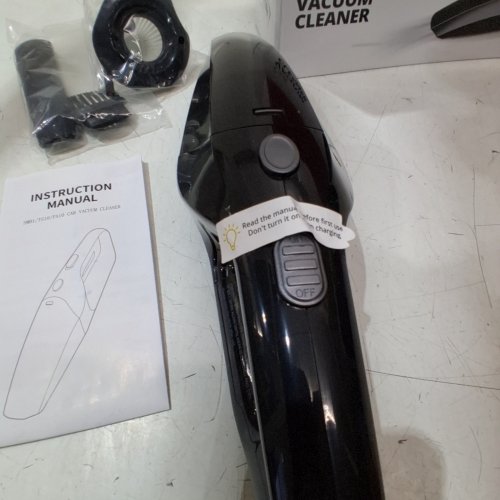 MULTIPURPOSE HANDHELD CAR VACUUM CLEANER - 120W - BLACK image 2