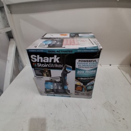 SHARK PORTABLE STAIN STRIKER CARPET CLEANER - GREY/BLUE (MODEL: PX200C) image 8
