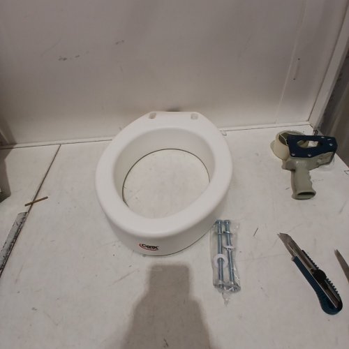 CAREX HEALTH BRANDS 3.5" TOILET SEAT ELEVATOR - ELONGATED (MODEL: B30800) image 2