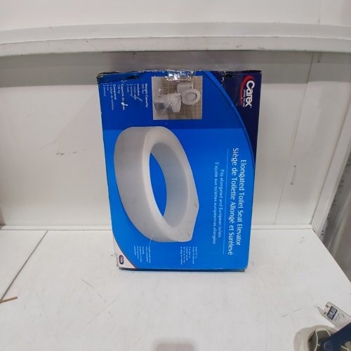 CAREX HEALTH BRANDS 3.5" TOILET SEAT ELEVATOR - ELONGATED (MODEL: B30800) image 3