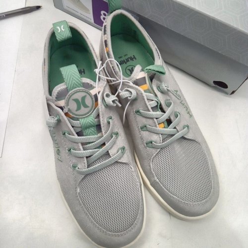WOMEN'S HURLEY CASTAIC SNEAKER - SIZE 8 - GREY/GREEN (STYLE: 5566708) image 2