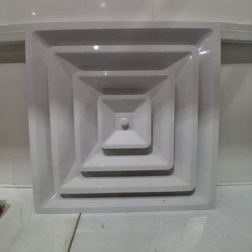 HAVACO QUICK CONNECT SUPPLY GRILLE - 8" PRE-MOLDED BOOT - 2FT X 2FT - WHITE (MODEL: HT-2X2-SPL-8) image 2