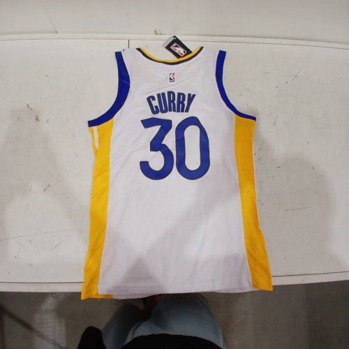 MEN'S NBA GOLDEN STATE WARRIORS BASKETBALL JERSEY - CURRY #30 - 44 - WHITE / YELLOW (STYLE: 1970559) image 3