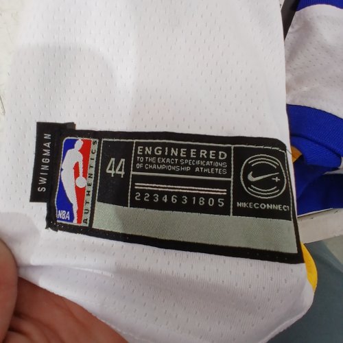 MEN'S NBA GOLDEN STATE WARRIORS BASKETBALL JERSEY - CURRY #30 - 44 - WHITE / YELLOW (STYLE: 1970559) image 4