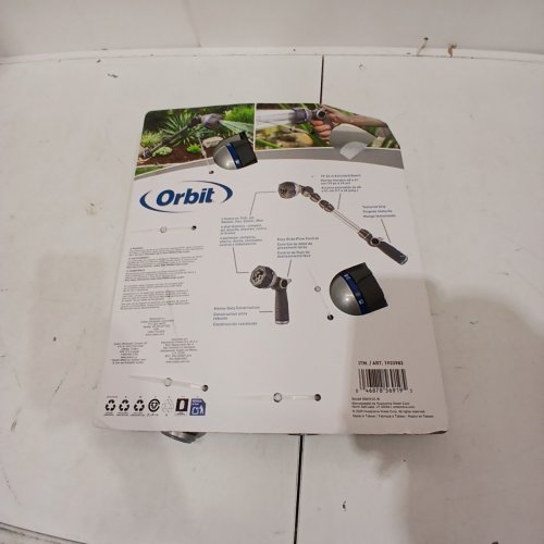 3PC ORBIT MULTI-PATTERN WATERING NOZZLES WITH TELESCOPIC WAND - 19" TO 24" - BLUE/GREY (MODEL: 1933983) image 3