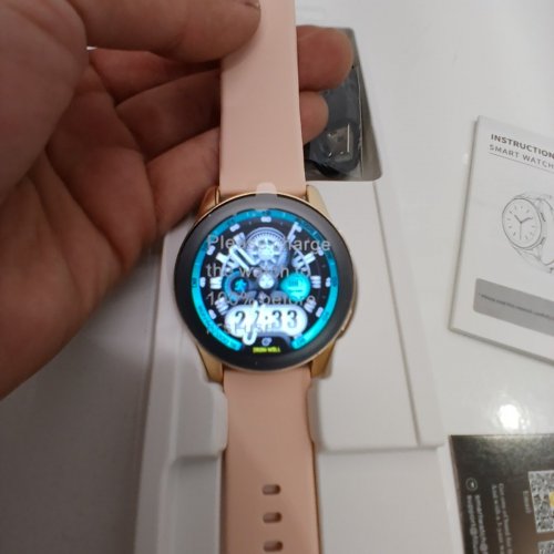 LED SMART WATCH COMPATIBLE WITH MOST PHONE - 1.3" SCREEN - PINK/ROSE GOLD image 3