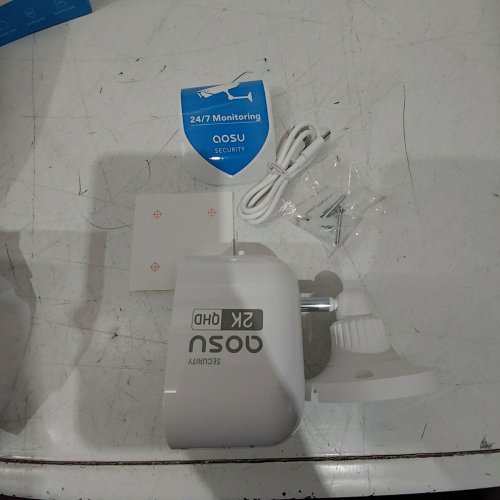 AOSU WIRELESS OUTDOOR SECURITY SURVEILLANCE CAMERA - 2K TWO-WAY AUDIO, IP66 WATERPROOF - WHITE (MODEL: C6L) image 2