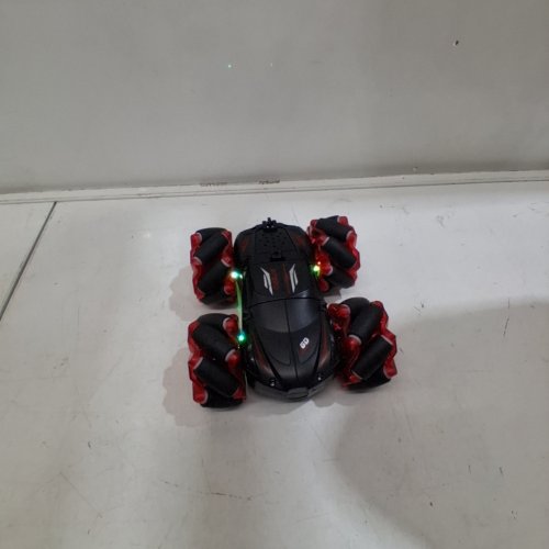 STORM STUNT RACING REMOTE CONTROL CAR 4WD WITH DOUBLE SIDED 360°ROTATION - RED / BLACK image 2