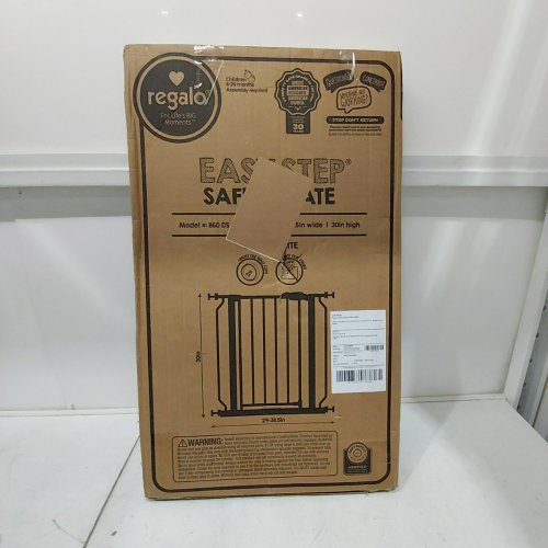 REGALO EASY STEP SAFETY GATE - 29"- 38.5" - WHITE (MODEL : 1160-DS) image 3