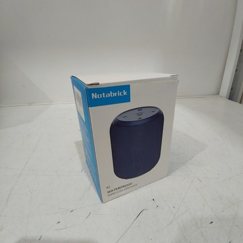 NOTABRICK BLUETOOTH SPEAKER WITH STEREO BASS - 15 HOUR LISTENING TIME - 15W 4.5" X 3.5" - BLUE (MODEL: KI) image 5