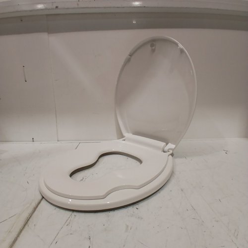 GARVEE ROUNDED TOILET SEAT WITH TODDLER SEAT - 16" - WHITE (MODEL: PHO_11GXGFGO) image 2
