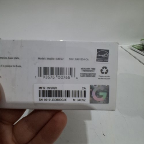 GOOGLE NEST THERMOSTAT - SMART THERMOSTAT FOR HOME - G4CVZ PROGRAMMABLE WIFI THERMOSTAT - SNOW (MODEL: GA01334-CA) image 3