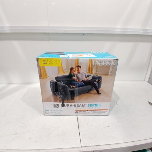 INTEX PULL-OUT INFLATABLE BED SERIES COUCH W/ QUEEN SIZE PULL OUT BED 90" X 91" X 26" (MODEL:66552EP) image 5