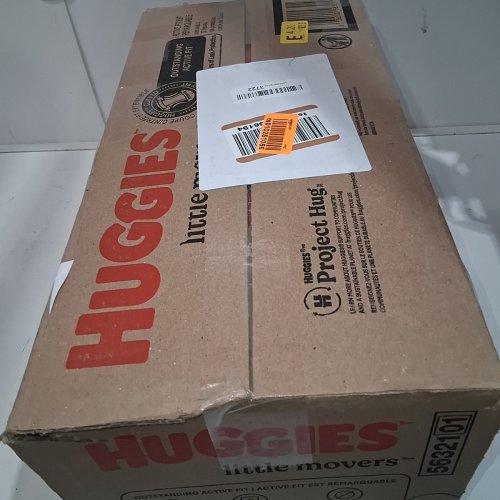 76PK HUGGIES LITTLE MOVERS DIAPERS - SIZE 8 image 3